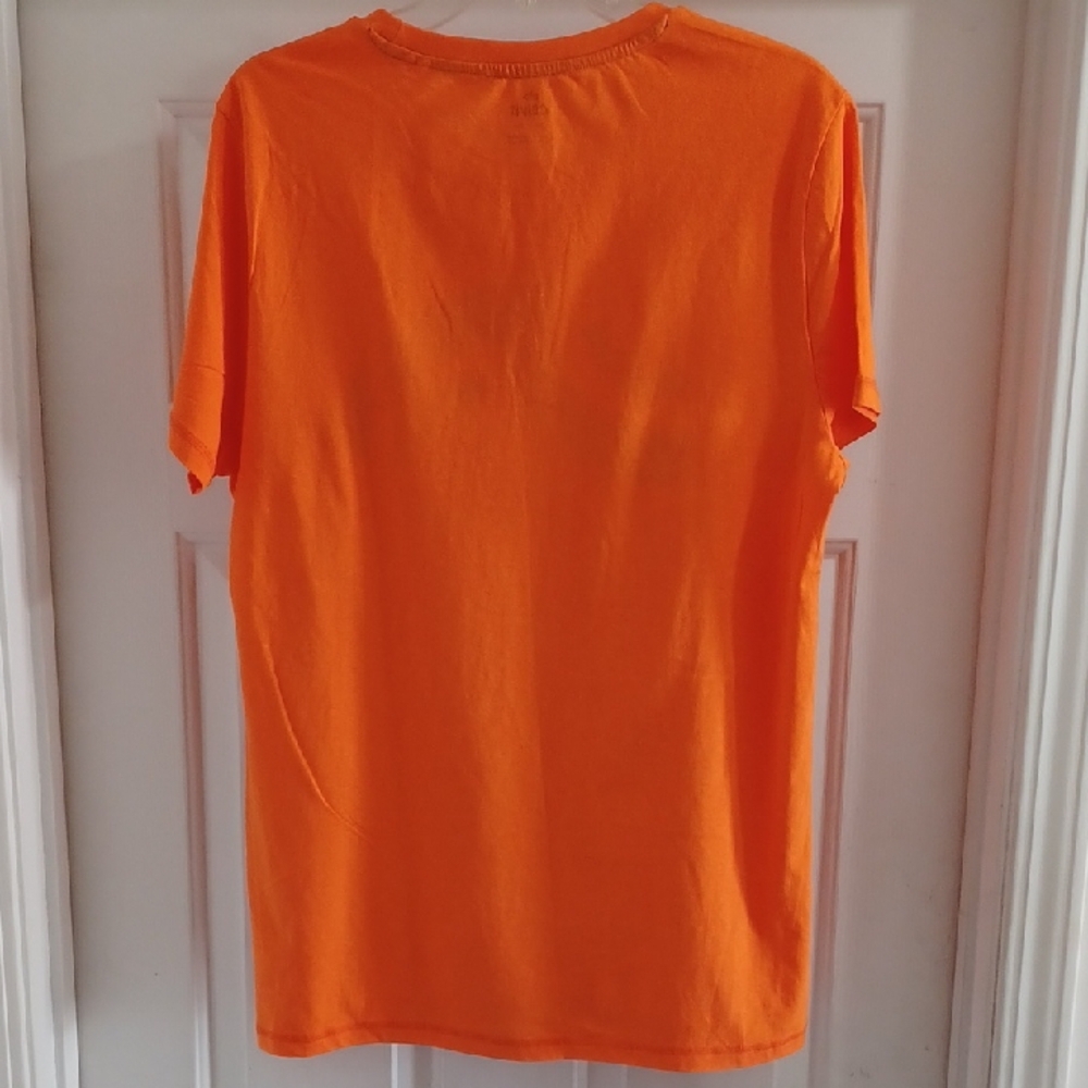 Men's Bright Orange Graphic Short-Sleeve Tee - Picture 5 of 5